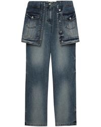 Juun.J - Layered Panelled Jeans - Lyst