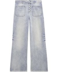 Courreges - Multiflex Logo-Embroidered Jeans - Lyst