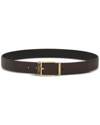 Ferragamo - Wendbarer Gürtel mit eckiger Schnalle - Lyst