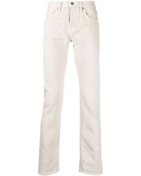 Tom Ford - Logo-patch Slim-cut Low-rise Jeans - Lyst