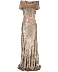Jenny Packham - Greta Sequin-embellished Gown - Lyst