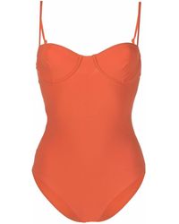 Totême - Seam-detail One-piece Swimsuit - Lyst