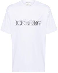 Iceberg - T-Shirt mit Logo-Print - Lyst