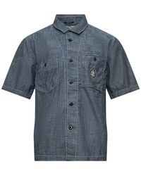 C.P. Company - Chambray Short Sleeve Button Shirt - Lyst