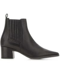 COPENHAGEN - Leather Ankle Boots - Lyst