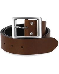 BGM LABEL - Buckle-Fastening Leather Belt - Lyst