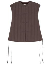 Samuel Guì Yang - Quilted Frog-Fastening Top - Lyst