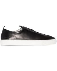 grenson black trainers