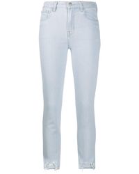 women's step hem jeans