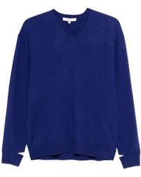 Tibi - Maglione Con Scollo A V E Spacchi Sui Polsini - Lyst