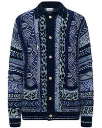 Laneus - Cardigan À Col Polo - Lyst