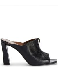 Giuseppe Zanotti - Oraine Zip-Detail Leather Mules - Lyst