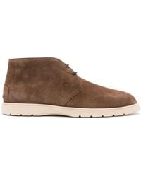 Tod's - Lace-up Suede Derby Shoes - Lyst