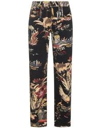 Etro - Graphic-Print Jeans - Lyst