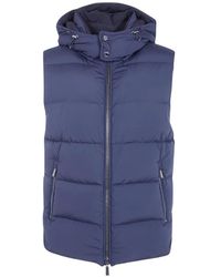 Moorer - Quilted Hooded Gilet - Lyst