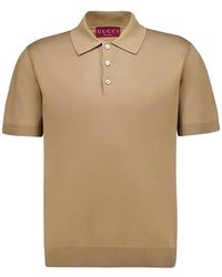 Gucci - Poloshirt Met Geborduurd Logo - Lyst