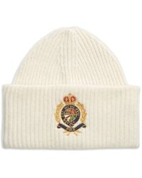 Ralph Lauren - Ribbed Beanie Hat - Lyst