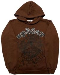 Sp5der - Hoodie À Lien De Resserrage - Lyst