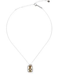 YVMIN - Crystal-Embellished Teddy-Bear Necklace - Lyst