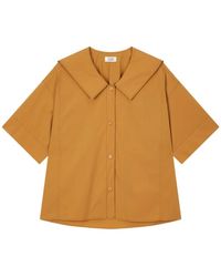 Studio Tomboy X - Oversized Blouse Met Kraag - Lyst