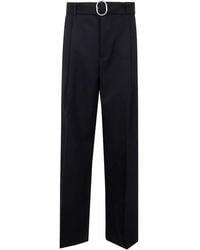 Jil Sander - ベルテッド パンツ - Lyst