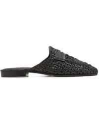 Sam Edelman - Tullie Penny-Strap Woven Flat Mules - Lyst