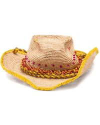 Jamin Puech Paris - Bohemia Woven-Raffia Sun Hat - Lyst