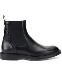 Roberto Cavalli - Bottines Chelsea En Cuir À Effet Peau De Crocodile - Lyst