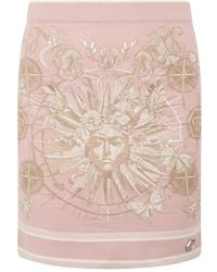 Philipp Plein - Logo-Plaque Mini Skirt - Lyst