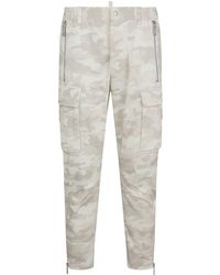 DSquared² - Tapered Camouflage-print Cargo Trousers - Lyst