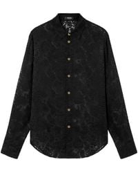 Versace - Snakeskin-Pattern Shirt - Lyst