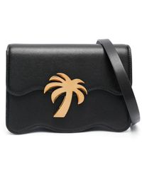 Palm Angels - Palm Beach Leather Shoulder Bag - Lyst