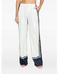 SER.O.YA - Marlowe Tile-Print Trousers - Lyst