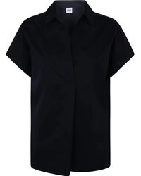 Aspesi - Blouse En Coton À Manches Courtes - Lyst