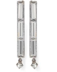 Jil Sander - Crystal-Embellished Handcrafted Earrings - Lyst
