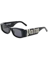 Palm Angels - Angel Rectangle-Frame Sunglasses - Lyst