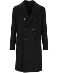 Al Duca d'Aosta - Ulster Double-Breasted Coat - Lyst