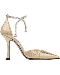 Jimmy Choo - Stevie 100 Crinkled Pumps - Lyst