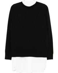Sacai - Classic Collar Shirt Dress - Lyst
