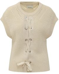 Isabel Marant - Yonnia Logo Detail T-Shirt - Lyst