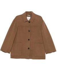 Max Mara - Button-Fastening Patch-Pocket Jacket - Lyst