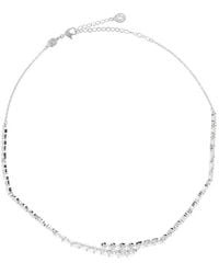 Swarovski - Mesmera Rhodium-Plated Necklace - Lyst