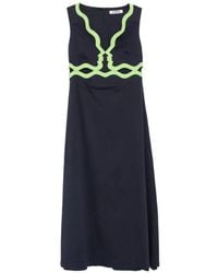 Vivetta - Robe Mi-Longue À Découpes Et Motif De Visage - Lyst