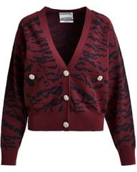 Essentiel Antwerp - Icali Cardigan mit Tiger-Print - Lyst