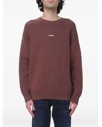 DISCLAIMER - Logo-Print Drop-Shoulder Sweater - Lyst