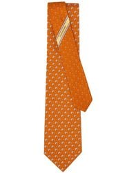 Ferragamo - Cupid Print Silk Tie - Lyst