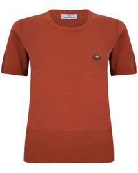 Vivienne Westwood - Orb Crew-Neck T-Shirt - Lyst