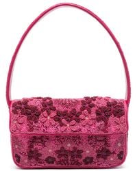 STAUD - Tommy Schultertasche Mit Perlen - Lyst