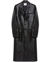 Courreges - Single-breasted Zipped Tailored Coat - Lyst