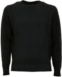 FILIPPO DE LAURENTIIS - Crew-Neck Ribbed-Trim Sweater - Lyst